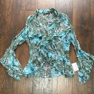 Violet & Claire Ruffle Blouse